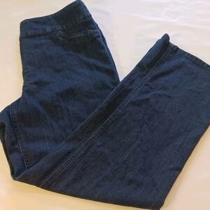 Westbound Indigo Denim Jeans, SZ 14 Med, Pull On Stretch Straight Leg